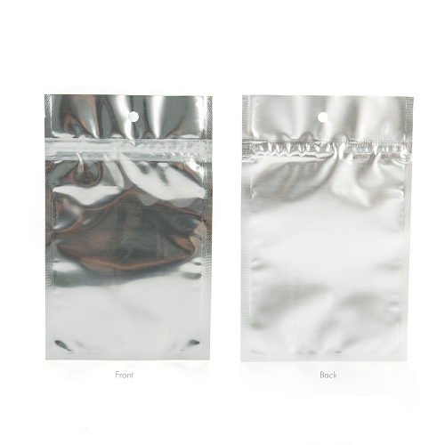Grip Seal Bags Transparent/Silver 7.5x11.5cm