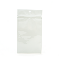 Grip Seal Bags White 9x12.5cm Metallised