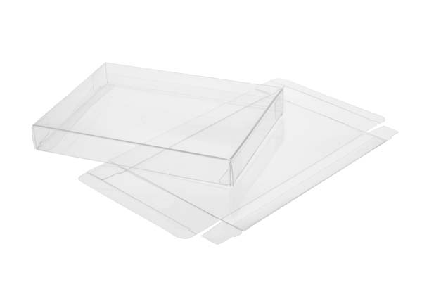Plastic Gift Boxes 20.6x1.6x25.7cm Crystal Clear