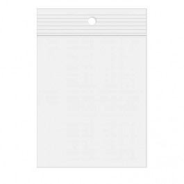 Grip Seal Bags with Hang hole 5x7.5cm PE 50 micron