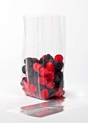 ÖKO-freundliche Beutel 10,2x6,4x24,3cm mit Seitenfalten (100 Stück) [CSG4]