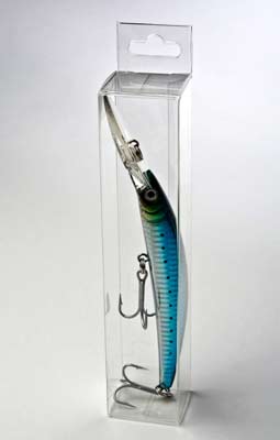 Klarsichtschachteln 3.8x3.2x17.8cm mit Aufhängeloch (25 Stück) [HFB222]