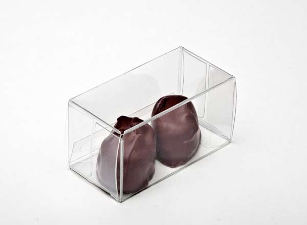 Plastic Gift Boxes for Chocolates 3.5x3.7x7cm Food Safe