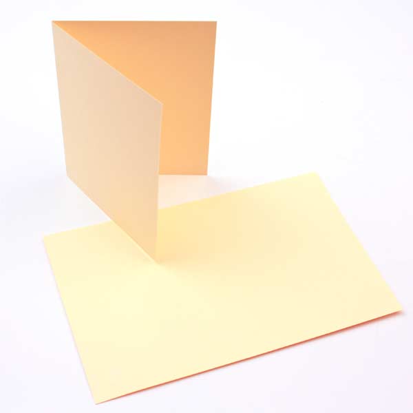 Cards light Yellow 17.8x12.4cm