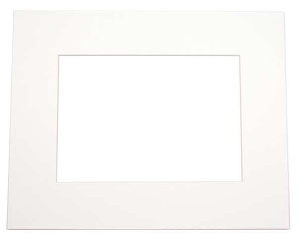 Fertig-Passepartouts 39.7 x 49.9cm Fenster - Elfenbein doppelte Dicke - 50.8 x 61cm Außenrahmen  (10 Stück) [MS20123]
