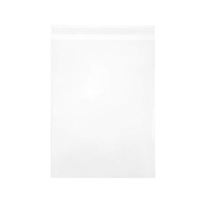 Plastikbeutel 23.4x32.5cm Transparent & Wiederverschließbar (100 Stück) [KO-30174]