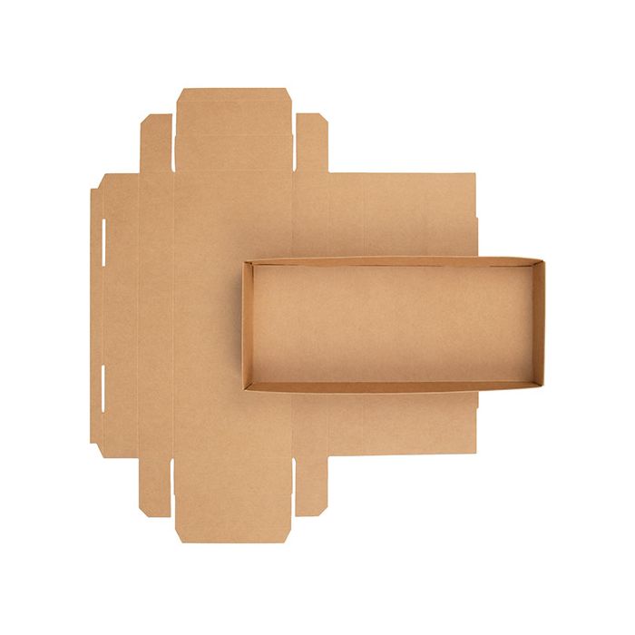 Schachtelböden Kraft 12,7x3,8x30,5 cm (25 Stück) [KR12]