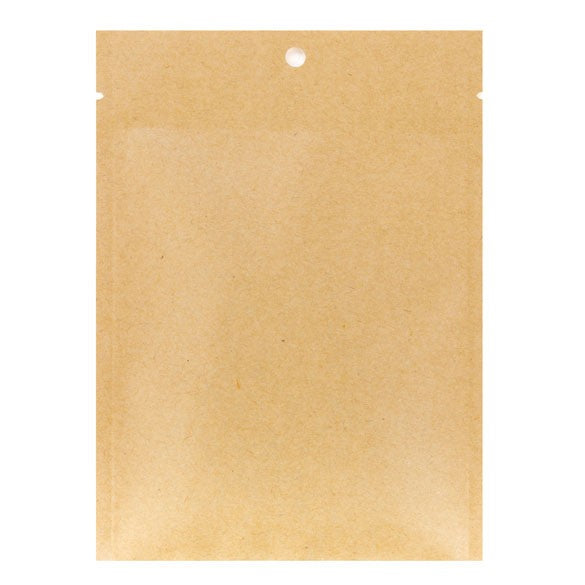 Kraftbeutel 11.2x15.7cm Braun Heißsiegelfähig (100 Stück) [KHS46M]