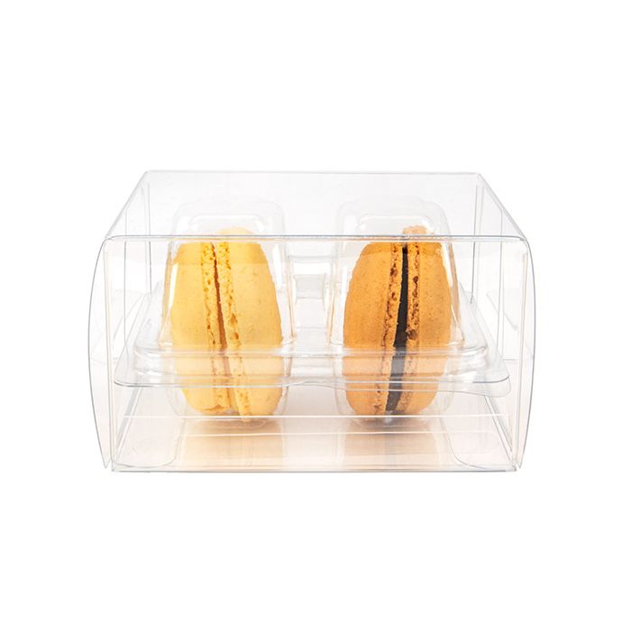 Macaron-Schachteln für 2 Stück 6.5x5.1x10.2 cm (25 Stück) [MBS6]
