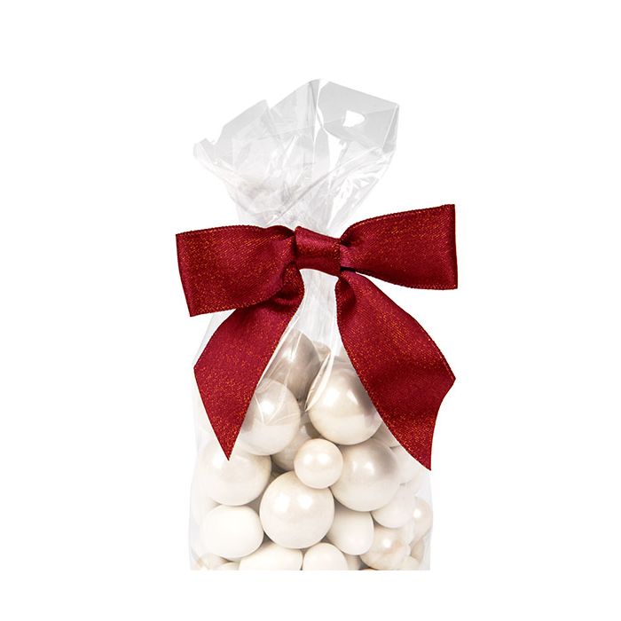 Schleife vorgebunden Metallic Scarlet 8,9 cm (25 Stück) [MBOWSC]