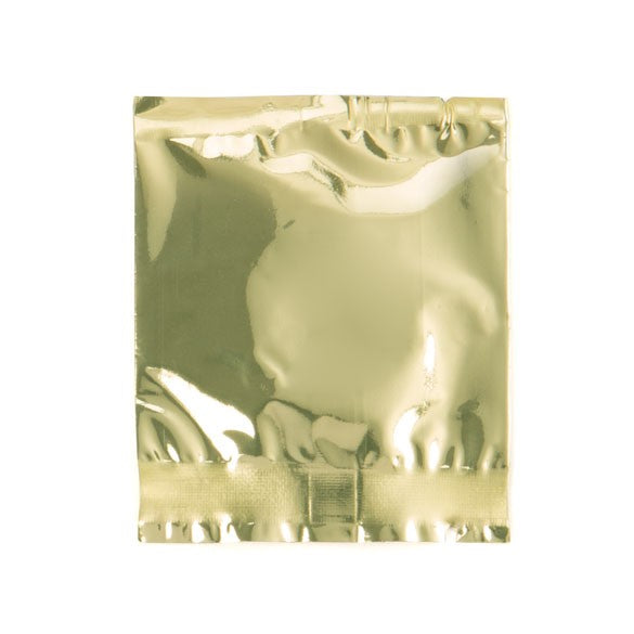 Plastikbeutel Gold 5x5.5cm Metallisiert und Verschweißbar (100 Stück) [SMB22QG]