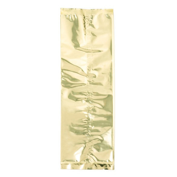 Plastikbeutel Gold 10.2x30.5cm Metallisiert und Verschweißbar (100 Stück) [SMB412G]