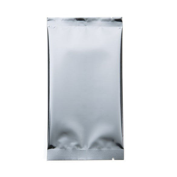 Kunststoffbeutel Silber 7,5x14cm Metallisiert und Verschweißbar (100 Stück) [SVP35HS]