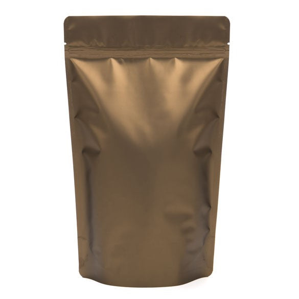 Standbodenbeutel Bronze 17x8x28.5cm | 340 Gramm (100 Stück) [ZBGM4BZ]