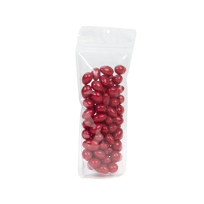 Standbodenbeutel Transparent 11x6x24cm mit Aufhängeloch (100 Stück) [ZBGCC1N]