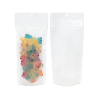 Matte Frosted Stand Up Zipper Pouch 11x6x24 cm with Hang Hole