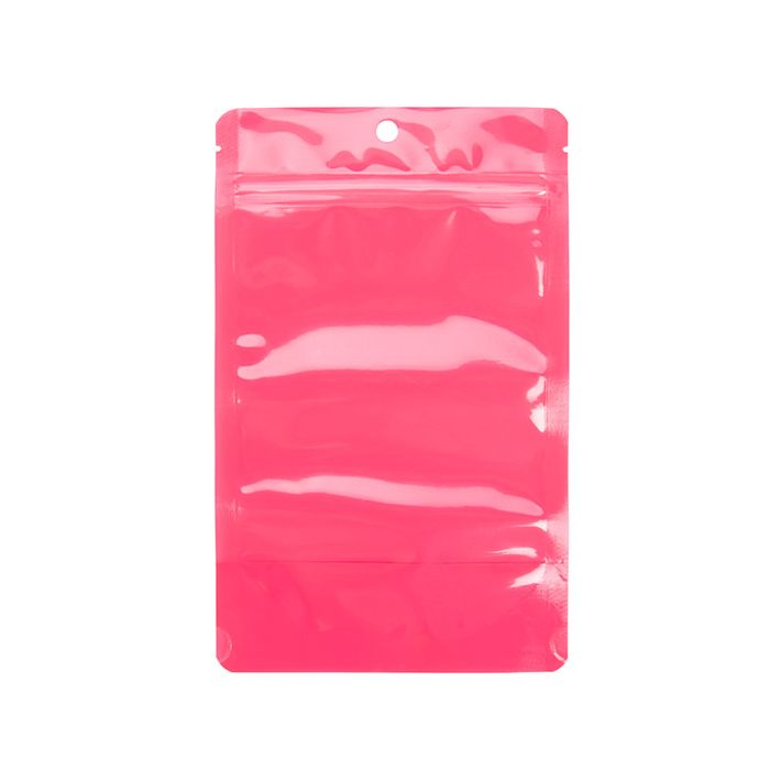 Standbodenbeutel Neon Rosa 13x7.9x20.6 cm (100 Stück) [ZBGN3PK]