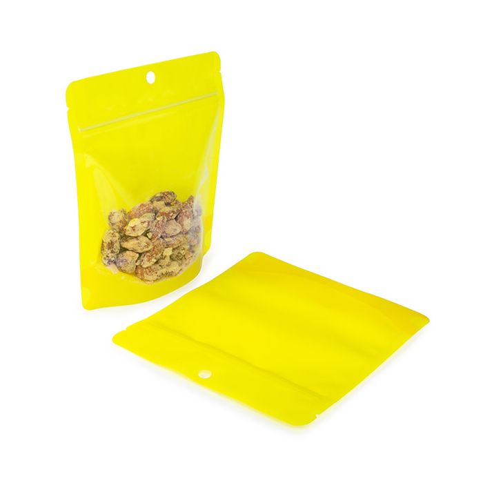 Standbodenbeutel Neon Gelb 15.9x6.4x14.6 cm (100 Stück) [ZBGNSHZYW]