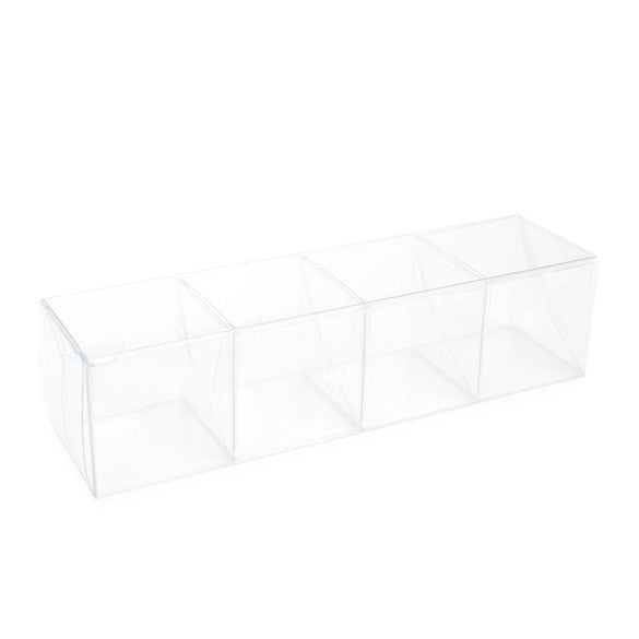 Plastic Gift Boxes set - 4 boxes - 5.2x5.2x20.6cm (25 pieces) [NBS6]