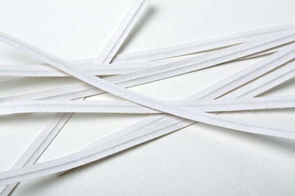 Verschluss-Streifen 15,2x0,4cm Papier Weiß (1.000 Stück) [TT6WH]