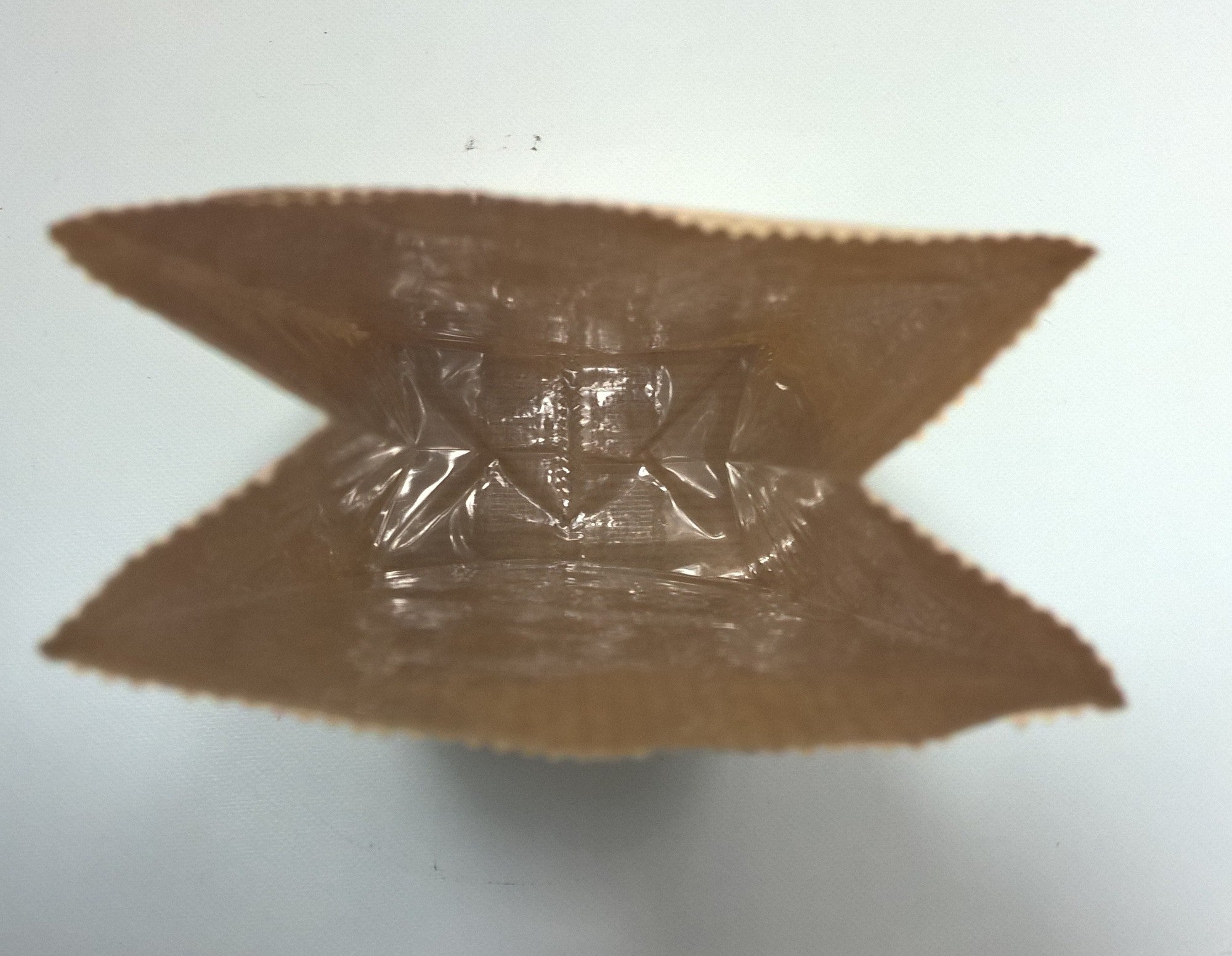 Blockbodenbeutel Kraft Braun mit OPP gefüttert 8x5x24cm | 200-250 Gramm (100 Stück) [PAB814]