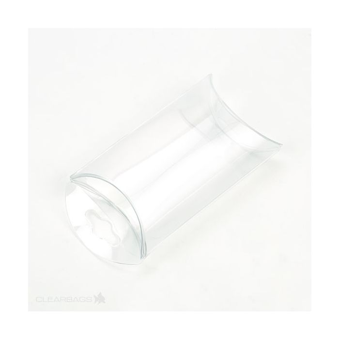 Kissenschachteln Transparent 5.1x1.9x7.6cm mit Aufhängeloch (25 Stück) [PB75]