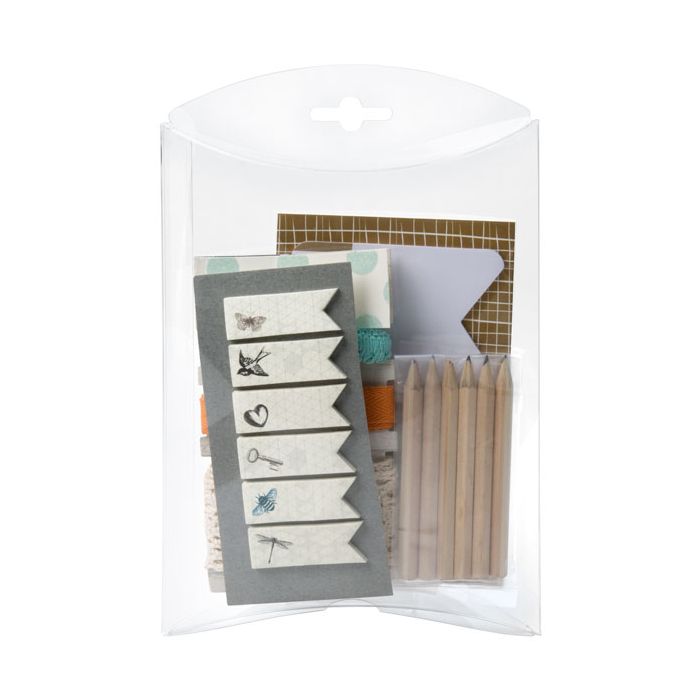 Kissenschachteln Transparent 15.2x3.8x20.3cm mit Aufhängeloch (25 Stück) [PB79]