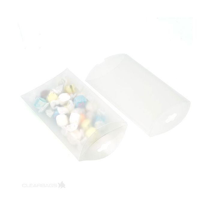 Kissenschachteln Frostweiß 12.7x3.8x19.1cm mit Aufhängeloch (25 Stück) [PBF108]