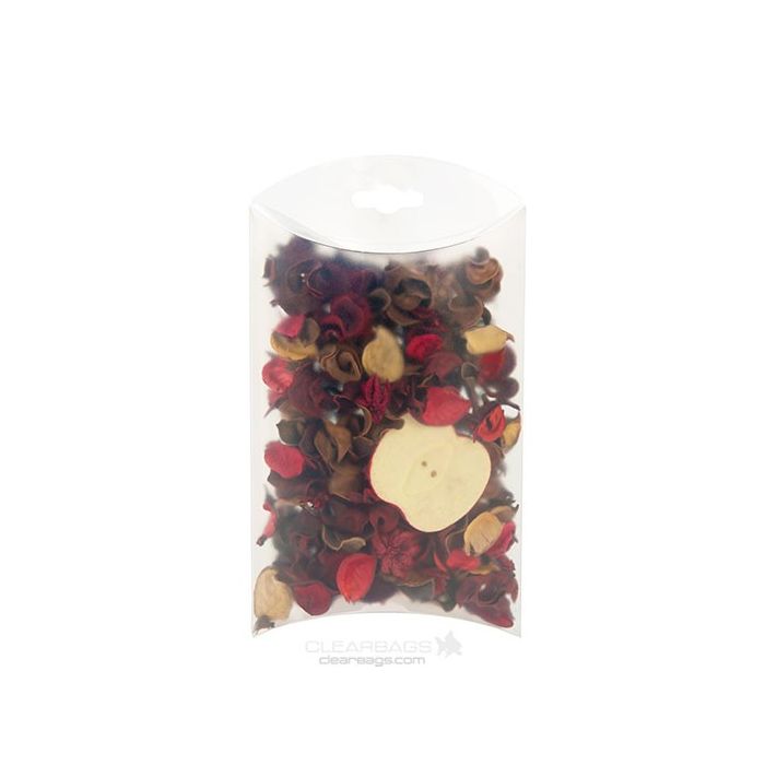 Kissenschachteln Frostweiß 12.7x3.8x19.1cm mit Aufhängeloch (25 Stück) [PBF108]