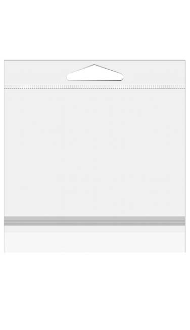 Headerbeutel Transparent 21x20.5cm mit Schutzverschluss (100 Stück) [HB88SPC]
