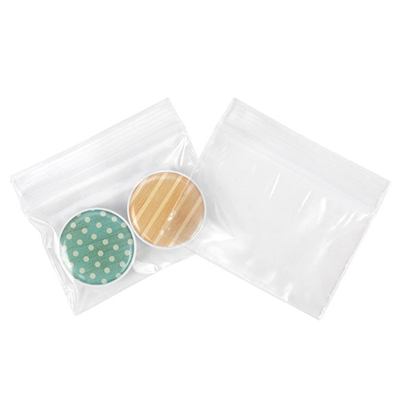Druckverschlussbeutel Transparent 7.5x5cm PE 50 Mikron (100 Stück) [2PE32]