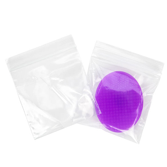 Druckverschlussbeutel Transparent 7.5x7.5cm PE 50 Mikron (100 Stück) [2PE33]