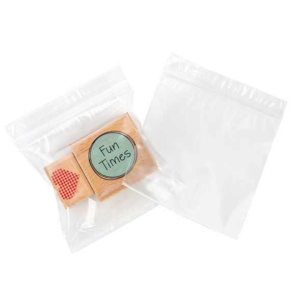 Druckverschlussbeutel Transparent 10x10cm PE 50 Mikron (100 Stück) [2PE44]