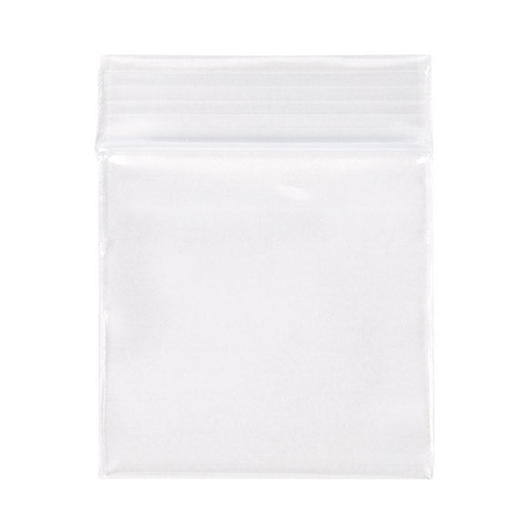 Druckverschlussbeutel Transparent 5x5cm PE 100 Mikron (100 Stück) [4PE22]