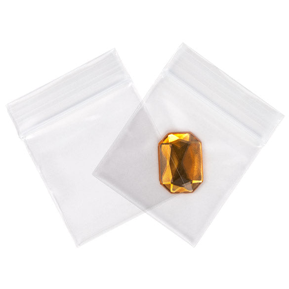Druckverschlussbeutel Transparent 5x5cm PE 100 Mikron (100 Stück) [4PE22]