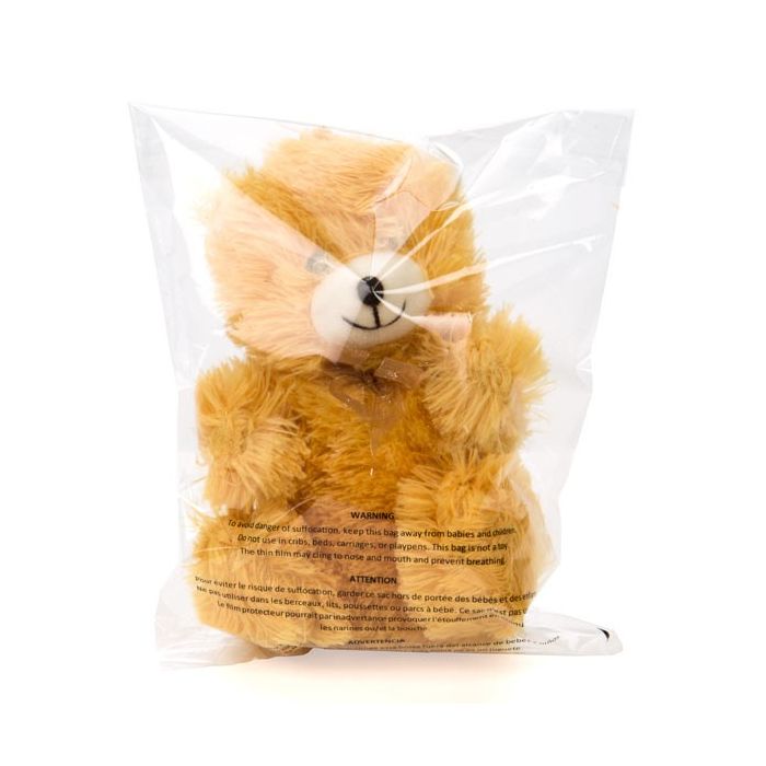 Plastikbeutel 20.3x25.4cm mit Erstickungswarnung - Wiederverschließbar (100 Stück) [PFW1810]