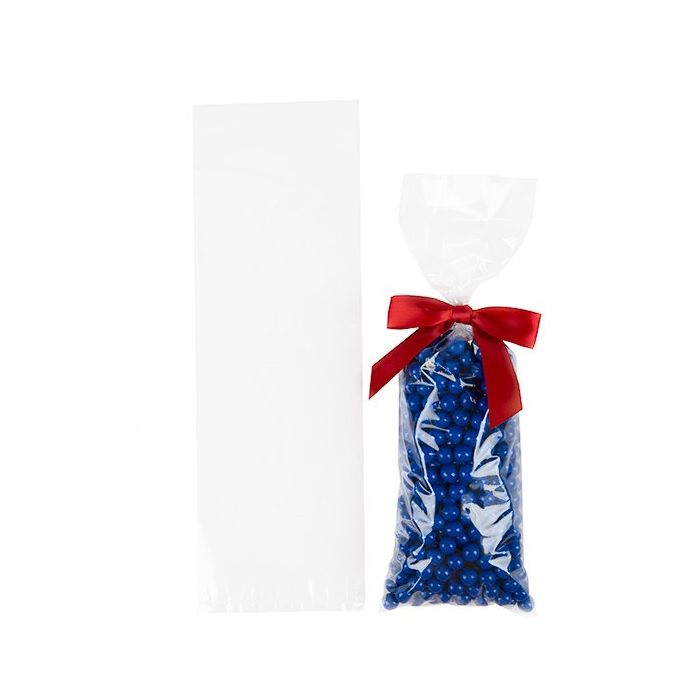 Plastic Bags 10.2x30.5cm Clear Polypropylene