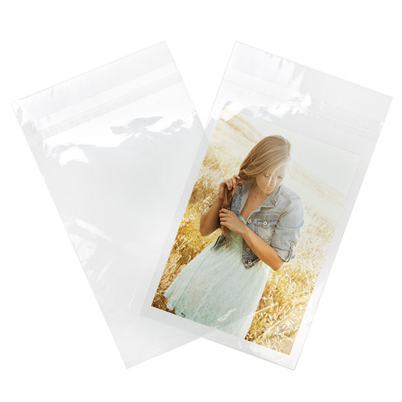 Klappenbeutel 22.7x36.2cm Hochtransparent (100 Stück) [B814PC]