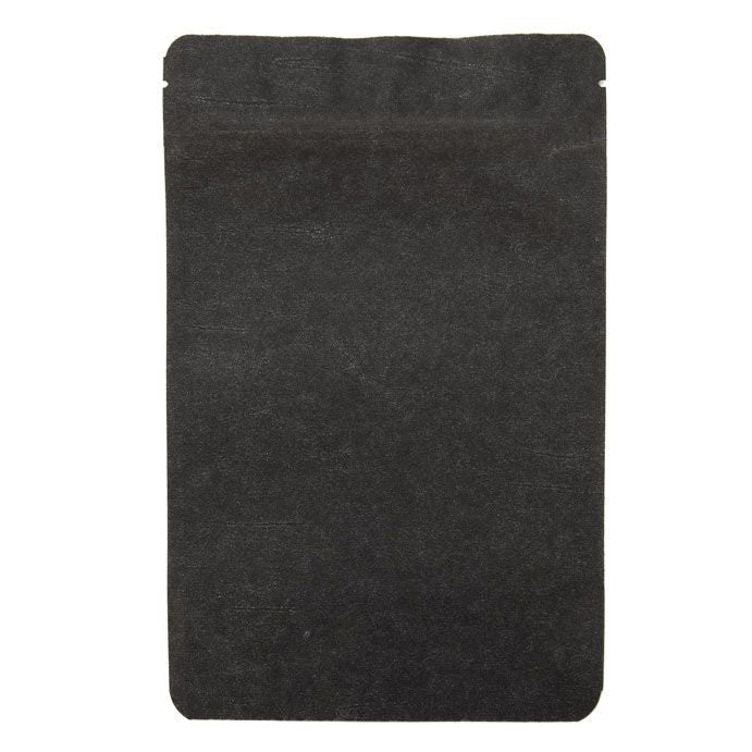 Standbodenbeutel Reispapier Schwarz 13x8x20.5cm | 110 Gramm (100 Stück) [ZBGR3SB]