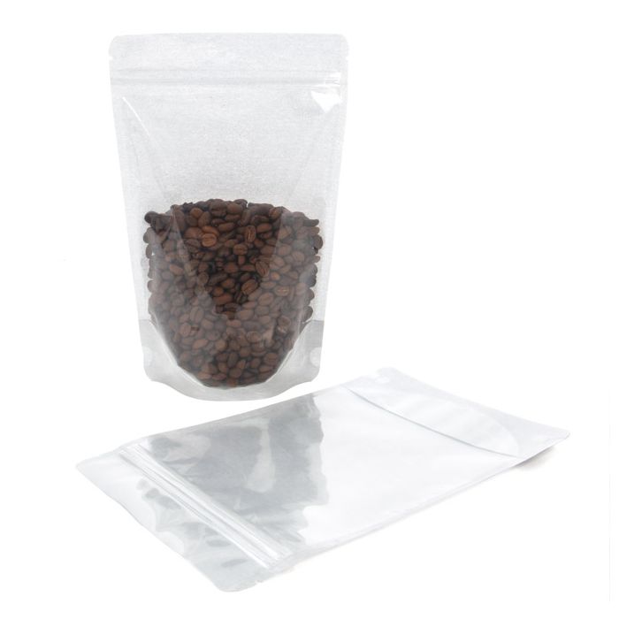 Stand Up Pouches Rice Paper Transparent/Silver 14.9x8.9x23.2cm | 312 grams