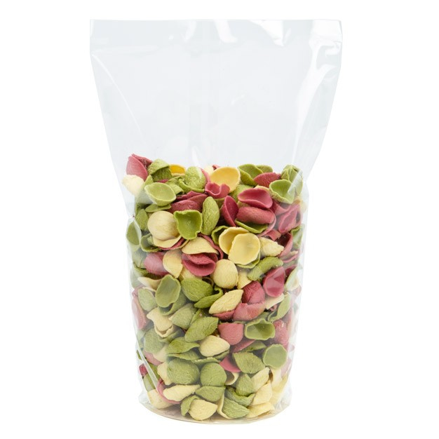 Plastikbeutel Runde Boden 10,2x25,4cm 40 Mikron und mit Bodenblatt (50 Stück) [RPBG4]