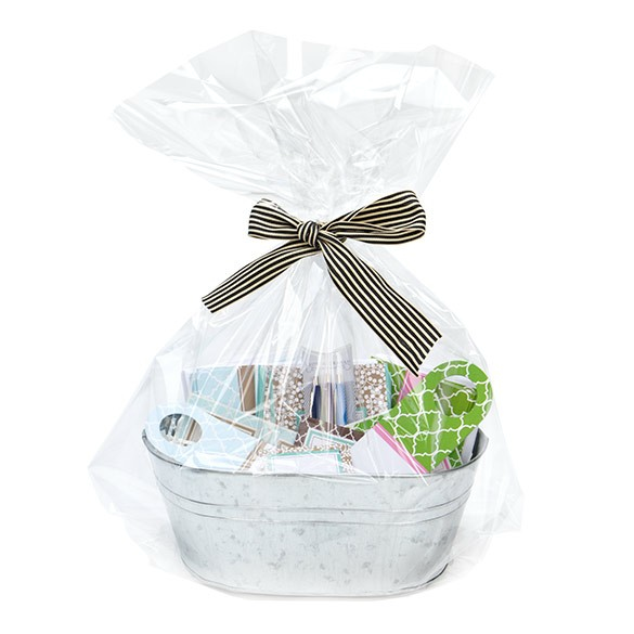 Plastikbeutel mit runde Boden für Körben 45,7x61cm (100 Stück) [RB1824]