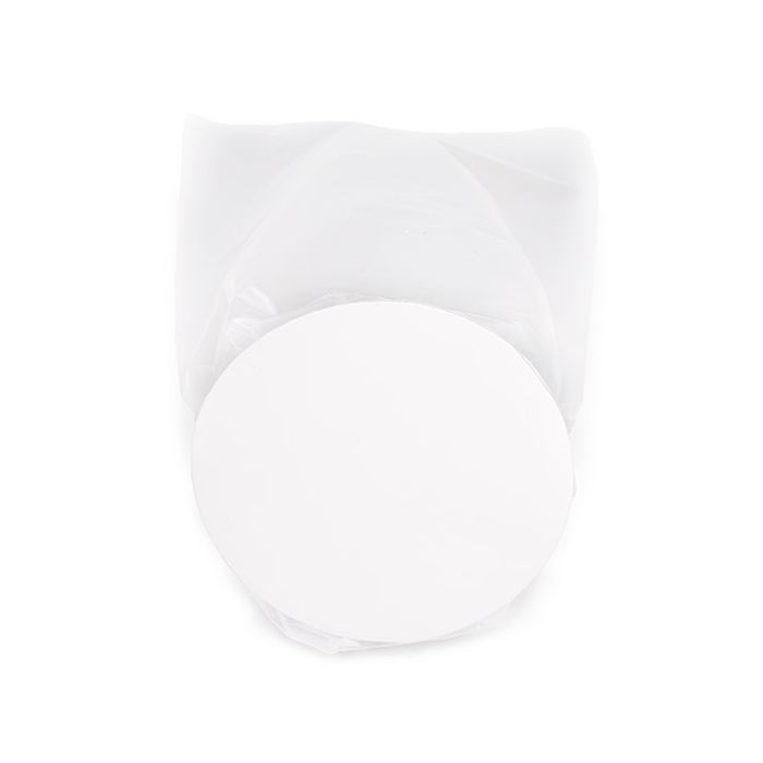 Frosted Plastikbeutel Runde Boden 8,3x25,4 cm mit Bodenblatt (50 Stück) [RPBGF3]