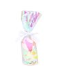 Plastic Bags round Bottom Iridescent 7x25,4 cm with paper insert