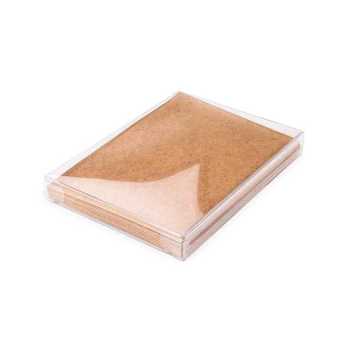 Klarsichtschachteln rPET 9.5x1.6x13.2 cm (25 Stück) [FB10R]