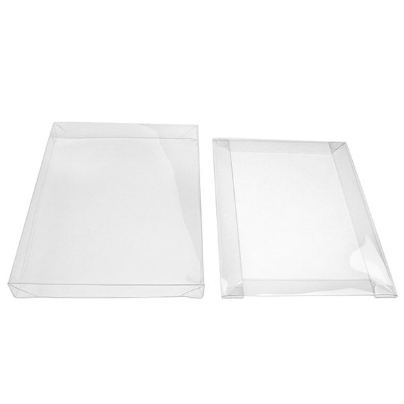 Deckel Transparent & Faltbar 12.5x1.6x17.3cm (25 Stück) [BT2]