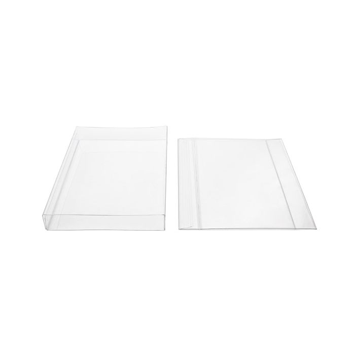 Aufschiebedeckel Transparent 9.7x1.7x13.7cm (25 Stück) [SC10]