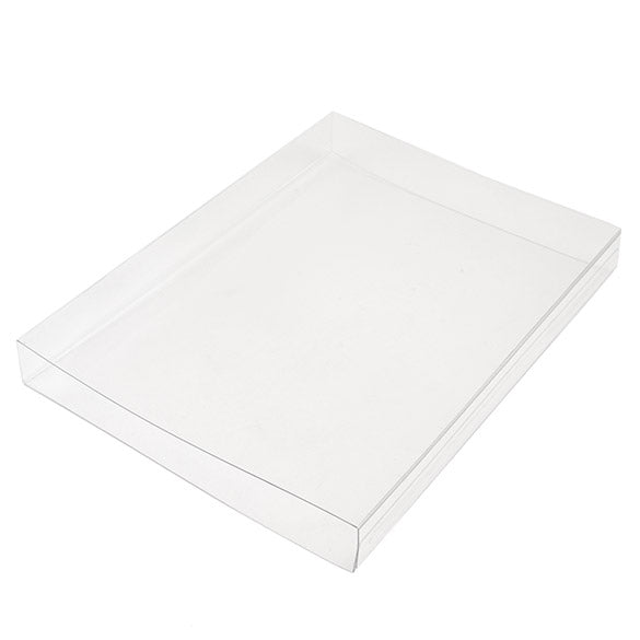 Aufschiebedeckel Transparent 12.5x1.7x17.1cm (25 Stück) [SC2]