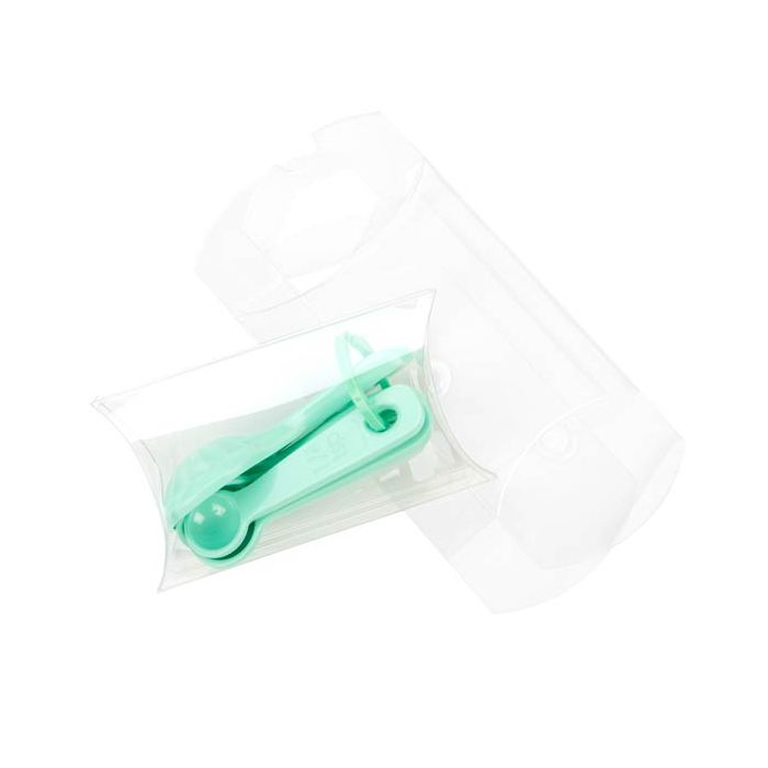 Kissenschachteln Selbststehend Transparent 7.6x5.1x2.5x12.7cm mit Aufhängeloch (25 Stück) [SPB223]