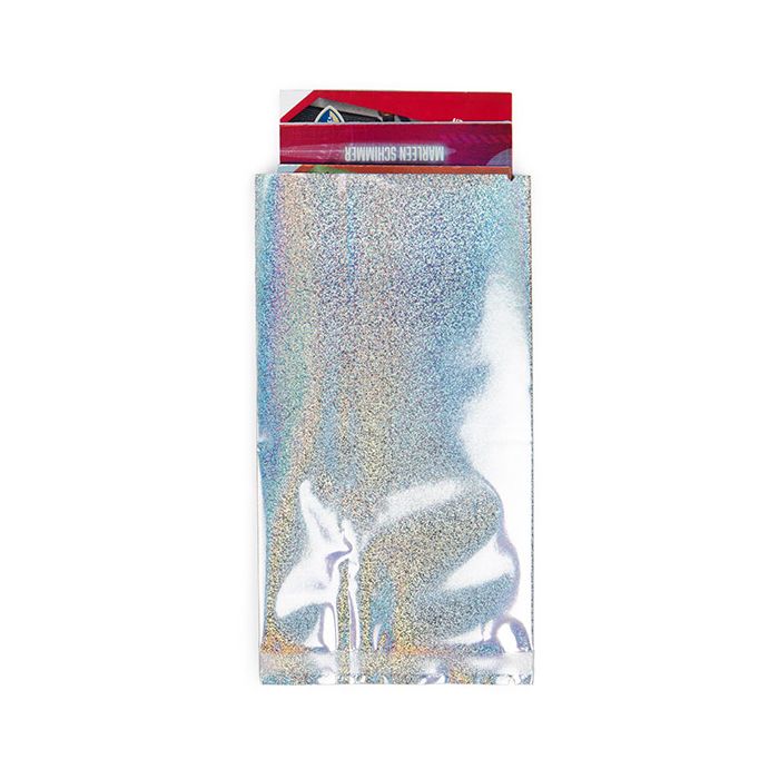 Kunststoffbeutel Glitter Holographisch 7,6x14 cm und Verschweißbar (25 Stück) [SVP35HHG]